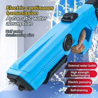 Electric Automatic Water Storage Gun Toys Portable Children Summer Beach Outdoor Fight Fantasy Spray Gun Toys Boy Kid Adult Game by All Mart Bristol Ltd