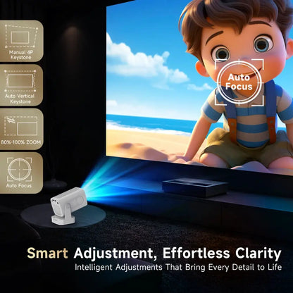 Magcubic HY310 Projector Auto Focus 4K Native 1080P 330ANSI Android11 5W Speaker Air Mouse Voice Assistant Upgrated HY300 by All Mart Bristol Ltd