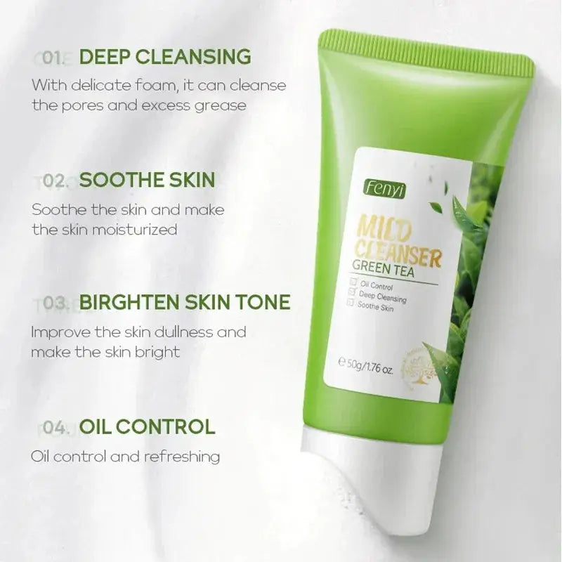 Vitamin C Facial Cleanser Skin Deep Cleansing Moisturizing Blackhead Removal skincare Face Wash Foam Face Cleanser Skin Care by All Mart Bristol Ltd