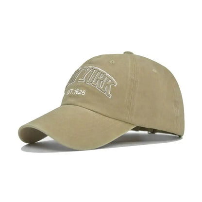 Fashion WASHED DENIM Baseball Cap Men Women Distressed Faded Caps Sunscreen Hats Adjustable Baseball Hats Outdoor Sports Hats by All Mart Bristol Ltd