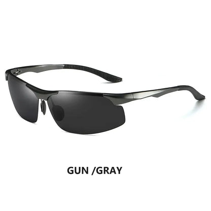 Aluminum Photochromic Polarized Sunglasses Man Driving Sun Glasses Male Outdoor Sport Eyewear Anti-UV oculos de sol masculino by All Mart Bristol Ltd
