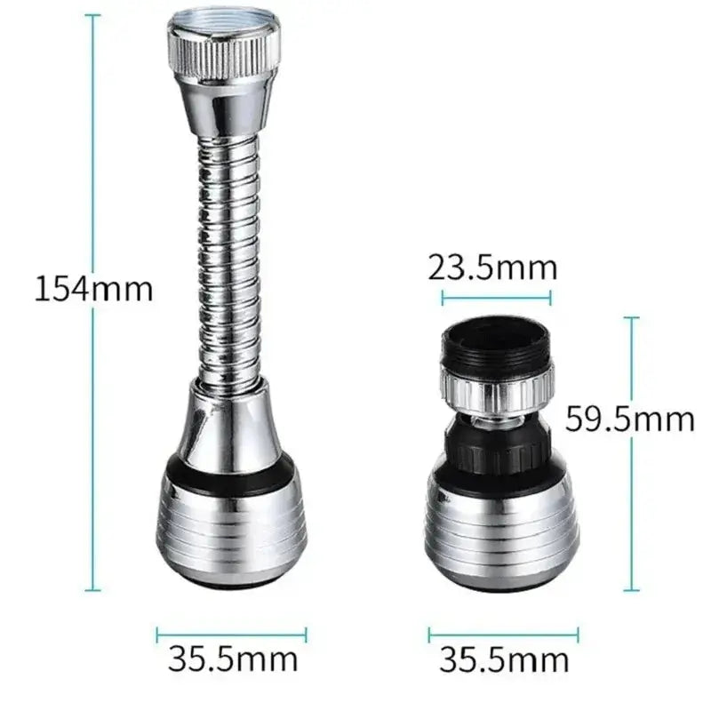 360° Rotating Kitchen Faucet Pressurized Anti-Splash Extended Filter Foam Universal Faucet Head Sprayer for Kitchen by All Mart Bristol Ltd