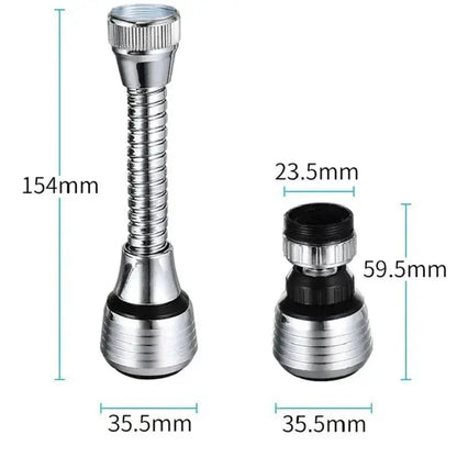 360° Rotating Kitchen Faucet Pressurized Anti-Splash Extended Filter Foam Universal Faucet Head Sprayer for Kitchen by All Mart Bristol Ltd