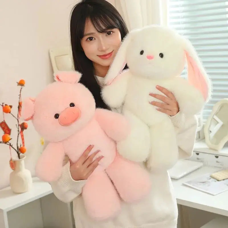 30cm Cute Brown Bear Plush Toy Cartoon Fun Rabbit Pink Pig Plush Doll Sleeping Pillow Giving Girlfriend Birthday Gift by All Mart Bristol Ltd