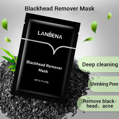 LANBENA Blackhead Remover Mask Shrinking Pore Deep Cleaning Hydrating Mask Improve Rough Skin Pores Peel Off Mud Mask Skincare by All Mart Bristol Ltd