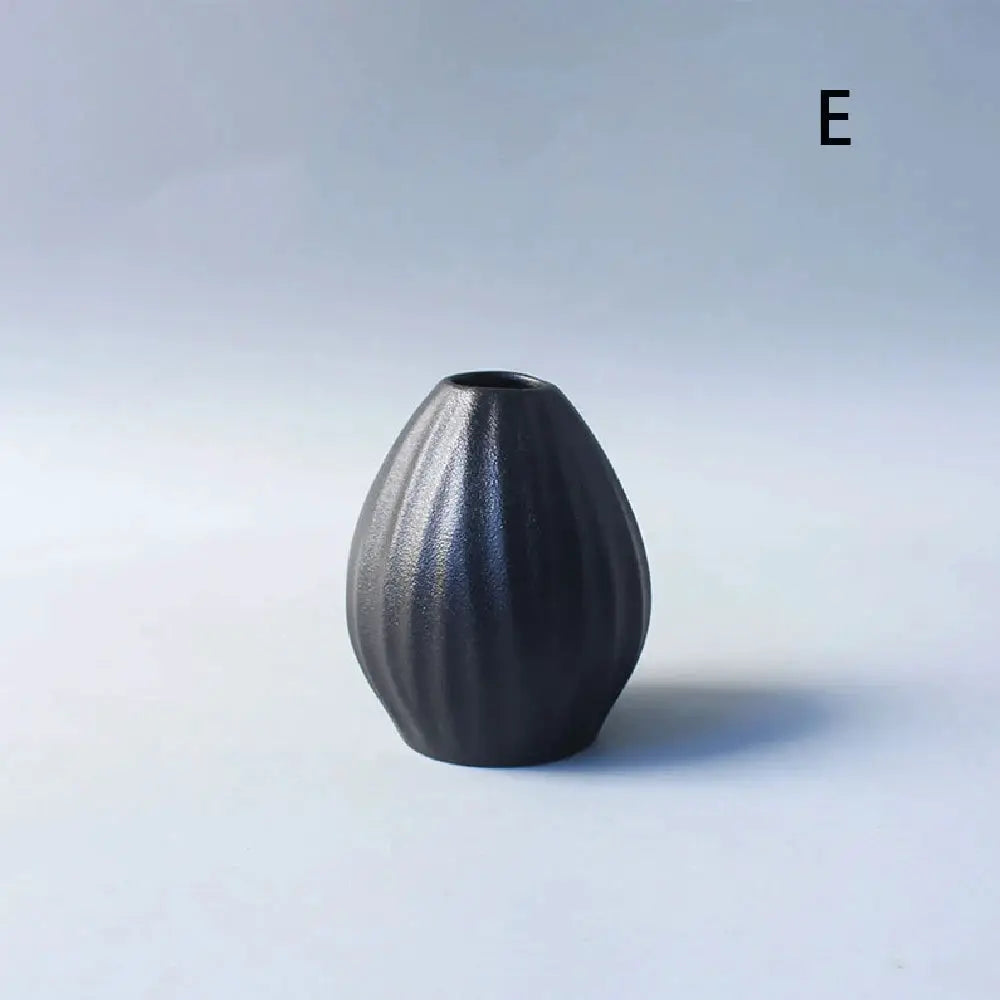 Ceramic Small flower Vase Home Decoration Crafts Tabletop Ornament Simplicity Japanese-style Decoration by All Mart Bristol Ltd