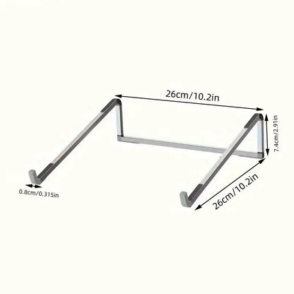 Universal Laptop Stand Foldable Adjustable Aluminum Alloy Notebook Holder Desktop Bracket for MacBook Air Pro Xiaomi by All Mart Bristol Ltd
