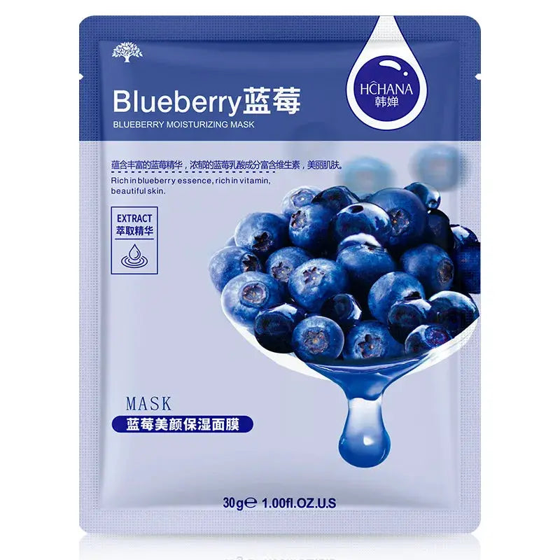 10pcs Natural Plant Facial Mask Moisturizing Oil Control Anti-Aging Fruit Aloe Korean Sheet Face Mask Beauty Skin Care Prodcuts by All Mart Bristol Ltd