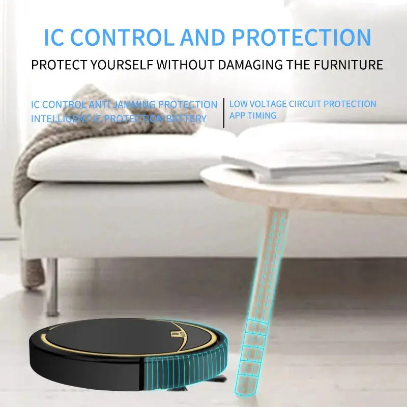 Smart Robot Vacuum and Mop with App Control by All Mart Bristol Ltd