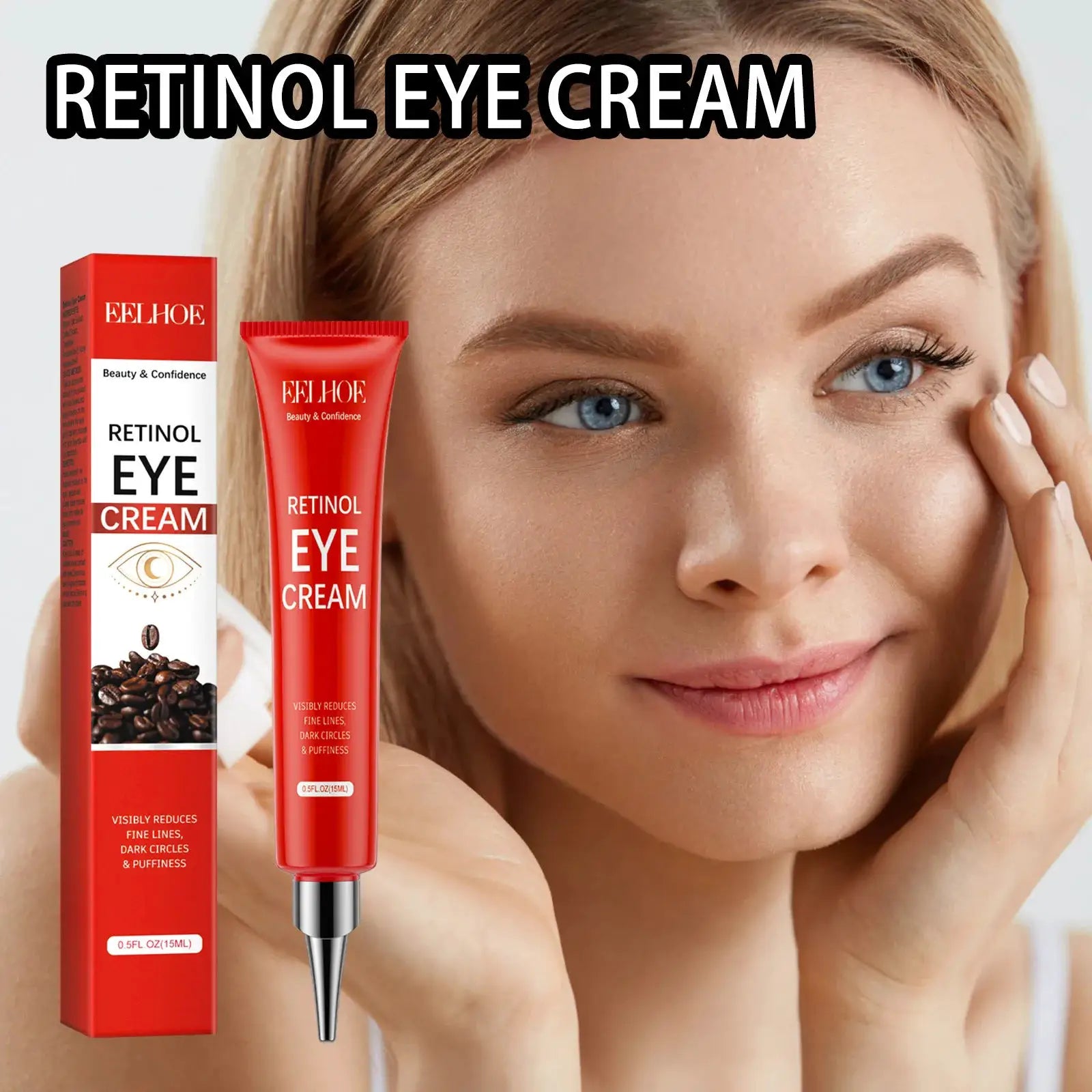 Anti Wrinkle Eye Cream Remove Eye Bags Puffiness Lifting Firming Smooth Skin Care Moisturizing Instant Eye Massage Cream by All Mart Bristol Ltd