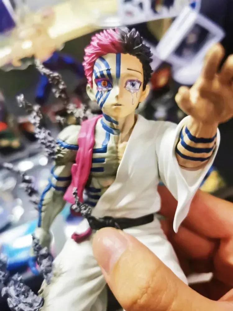 New Anime Figure 13cm Demon Slayer Akaza Hakuji Model Doll Action Figurine Pvc Decoration Peripheral Desktop Ornament Decor Toy by All Mart Bristol Ltd