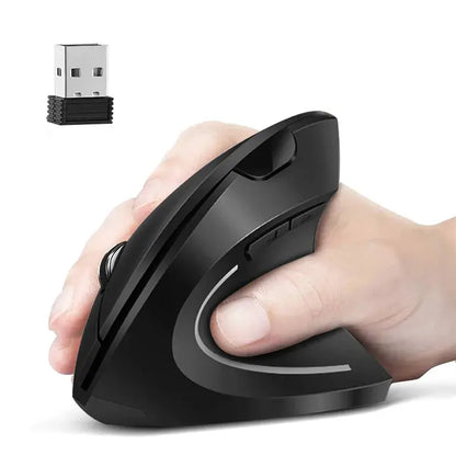 3 Levels DPI for Laptop, PC, Computer, Desktop, Notebook, Specially for Right-handers Wireless Vertical Mouse by All Mart Bristol Ltd