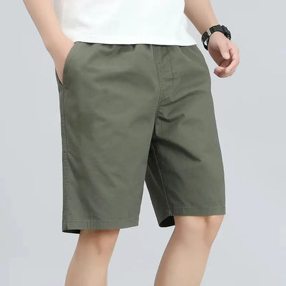 Mens Light Weight Cotton Shorts Summer Casual Shorts Baggy Sports Gym Work Shorts Wide Leg by All Mart Bristol Ltd
