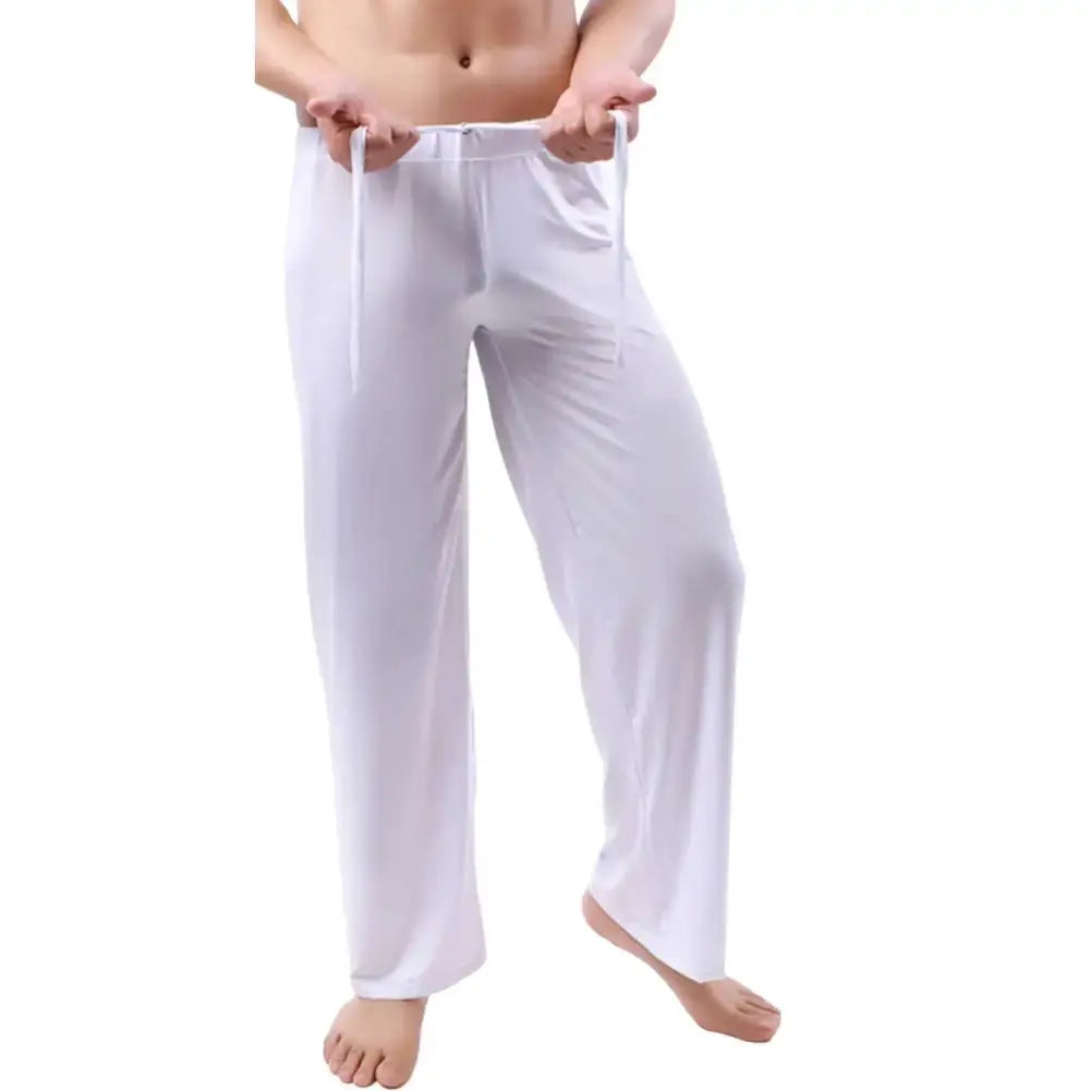 Men Sweatpants Trendy Soft Pajama Pants For Men Quick Dry Straight Full Length Men Gym Pants Men Clothing by All Mart Bristol Ltd