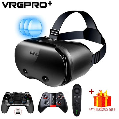 3D Virtual Reality VR Glasses For iPhone Android Smartphone Cell Mobile Phone Helmet Headset Wirth Real Lenses Goggles Devices by All Mart Bristol Ltd
