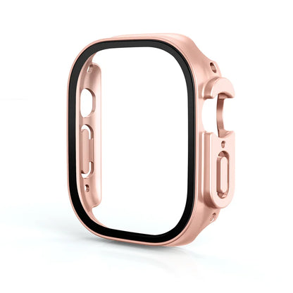 Glass+case For Apple Watch Ultra 49mm PC Bumper+Screen Protector Tempered luxury box Cover for apple watch ultra 2 Accessories by All Mart Bristol Ltd