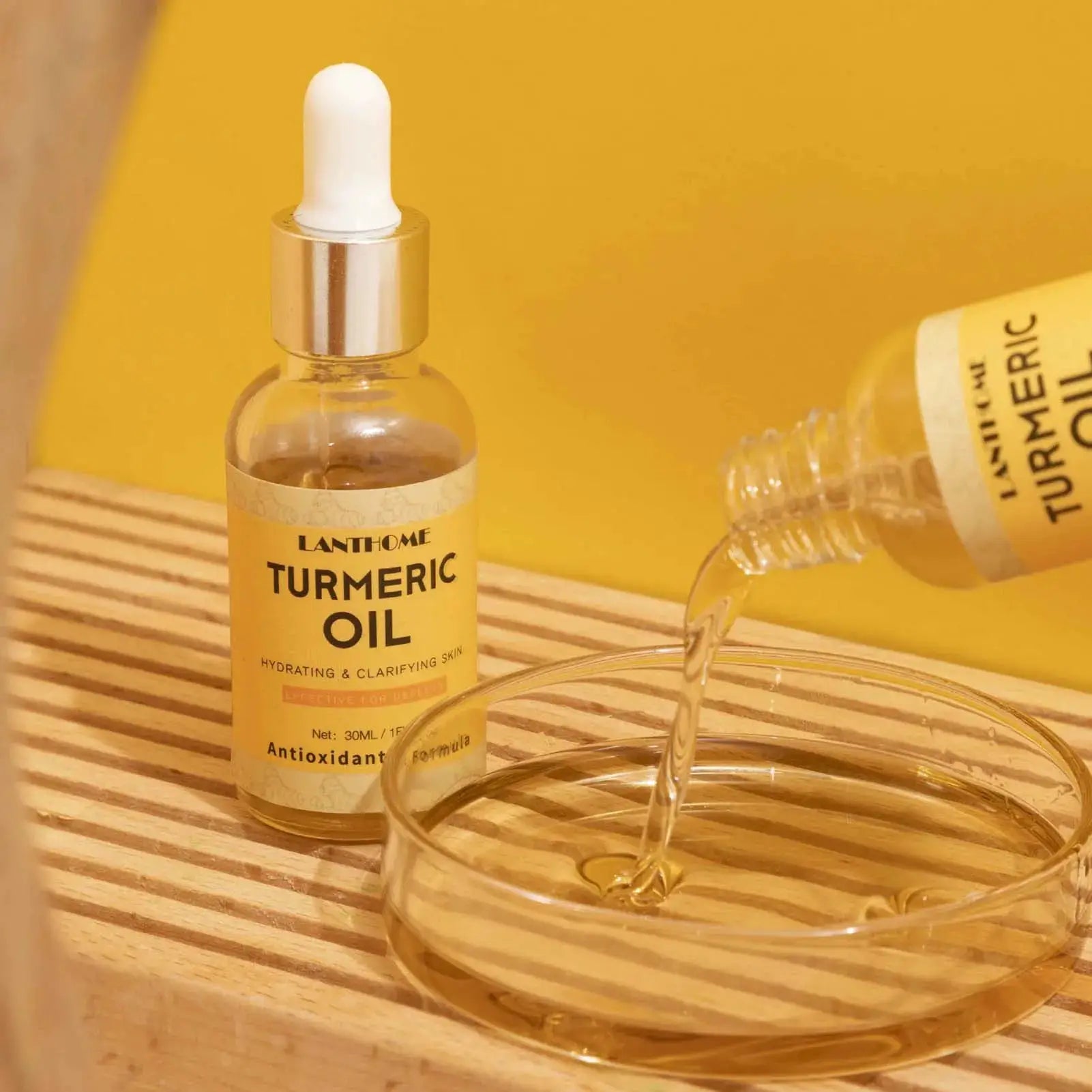 30ml Turmeric Oil Facial Turmeric Serums Deep Moisture Serums Turmeric Freckle Whitening Serum Nourish Smooth Face Skin Care by All Mart Bristol Ltd