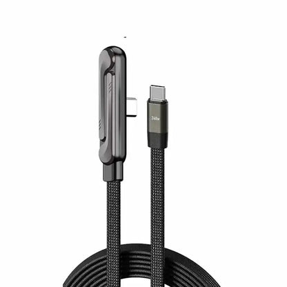 Sideways Phone Charger,Invisible Stand Charging Cable,Built In Phone Stand Charging Cord with Folding Phone Stand 2-in-1 Holder by All Mart Bristol Ltd