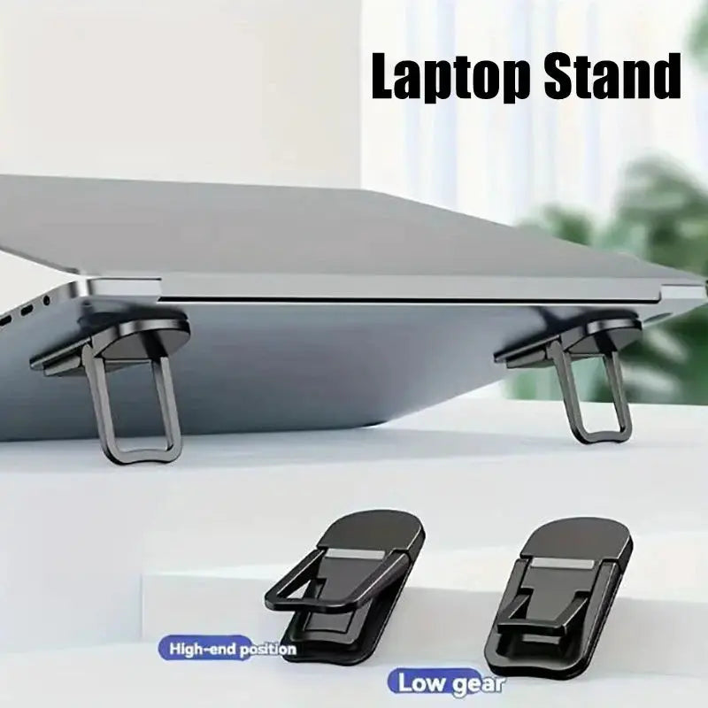 4 in 1 Office Laptop Stand Vertical Save Desktop Space Easy To Place Computer Accessories Scalable Width Office Desk Storage by All Mart Bristol Ltd