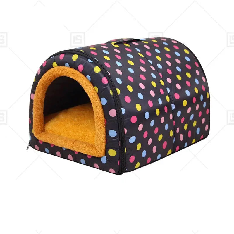 Cats and Dogs House House Small Dog Four Seasons General Can Be Dismantled and Washed Dog House Pet Supplies by All Mart Bristol Ltd