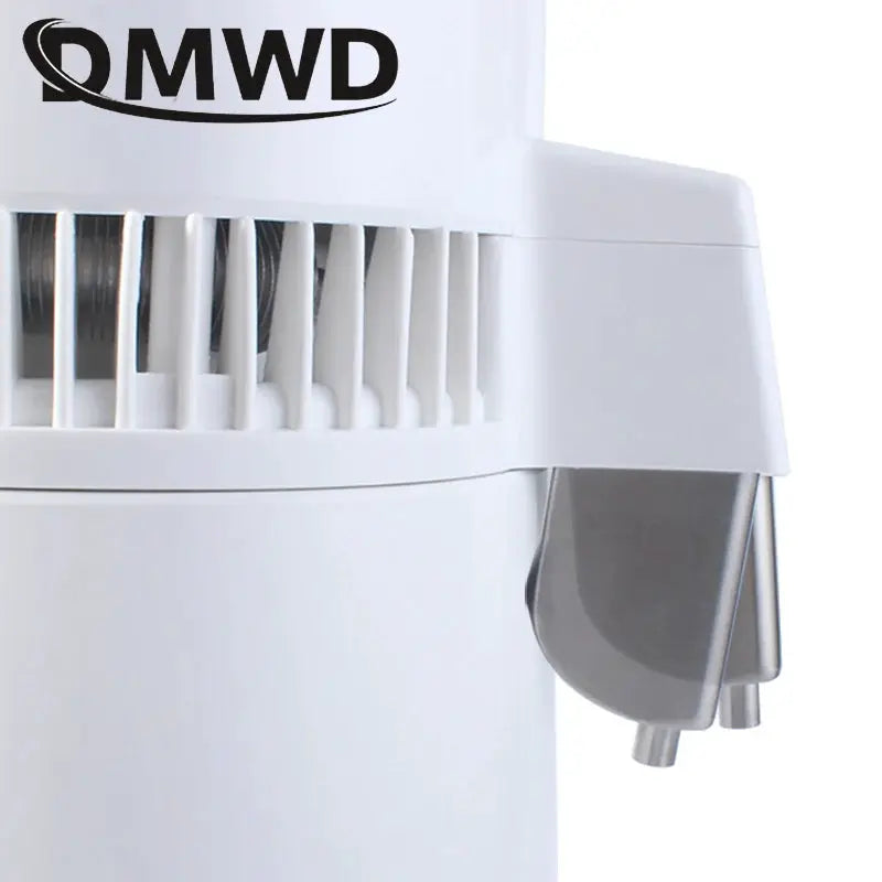 DMWD Pure Water Distiller 4L Dental Distilled Water Machine Filter Stainless Steel Electric Distillation Purifier Jug 110V 220V by All Mart Bristol Ltd