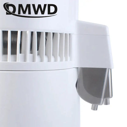 DMWD Pure Water Distiller 4L Dental Distilled Water Machine Filter Stainless Steel Electric Distillation Purifier Jug 110V 220V by All Mart Bristol Ltd