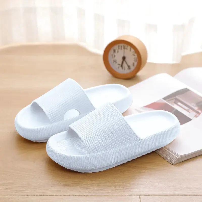 Women Thick Platform Cloud Slippers Indoor Home Eva Soft Sole Pillow Slides Sandals Woman 2025 Summer Non Slip Beach Flip Flops by All Mart Bristol Ltd
