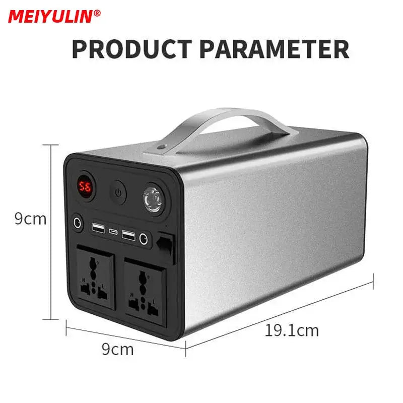 90000mAh Solar Generator LiFePO4 Power Supply Station 300W Portable Auxiliary Battery Power Bank USB C PD DC for Outdoor Camping by All Mart Bristol Ltd