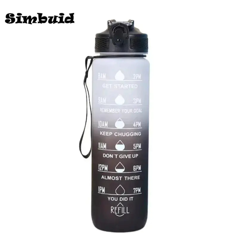 1L Water Bottle Portable Sport Water Bottle Pretty Drink Bottle Leakproof Gym Water Bottle for Outdoor Travel Fitness Cycling by All Mart Bristol Ltd