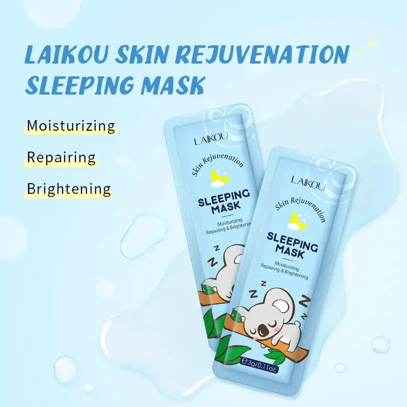 8pcs LAIKOU Moisturizing Facial Mask Hydrating Sleeping Face Sheet Masks Face Mask Beauty Korean Skin Care Products by All Mart Bristol Ltd