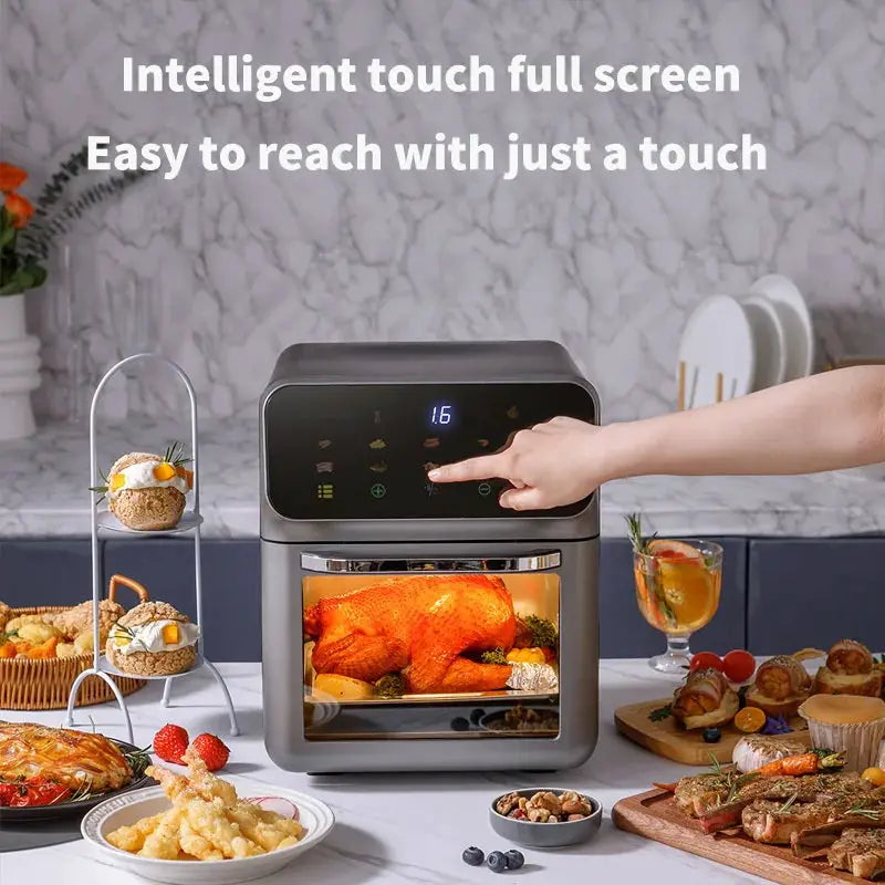 10L Large Capacity Visible Electric Air Fryer Convection Oven by All Mart Bristol Ltd