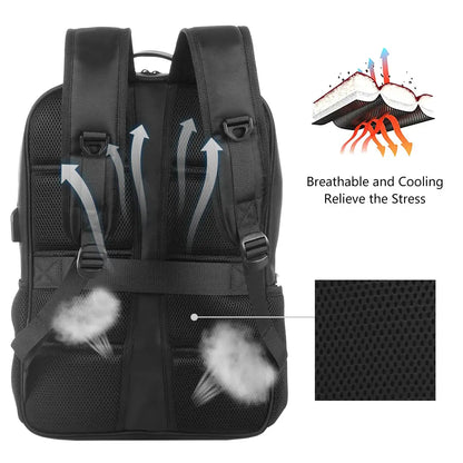 Haweel Solar Panel Backpacks Convenience Charging Laptop Bags for Travel 14W Solar Charger W/h Handle and Dual USB Charging Port by All Mart Bristol Ltd