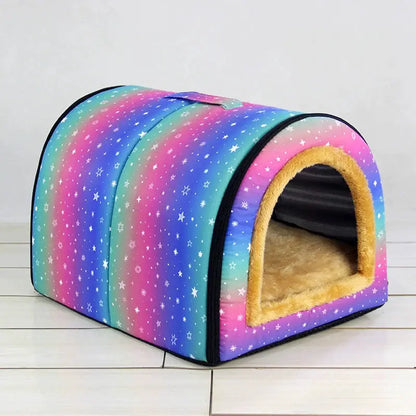 Cats and Dogs House House Small Dog Four Seasons General Can Be Dismantled and Washed Dog House Pet Supplies by All Mart Bristol Ltd
