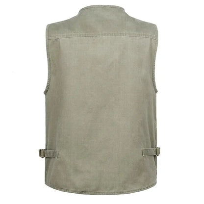 8XL 9XL 10XL New Male Casual Summer Big Size Cotton Sleeveless Vest With Many 16 Pockets Men Multi Pocket Photograph Waistcoat by All Mart Bristol Ltd