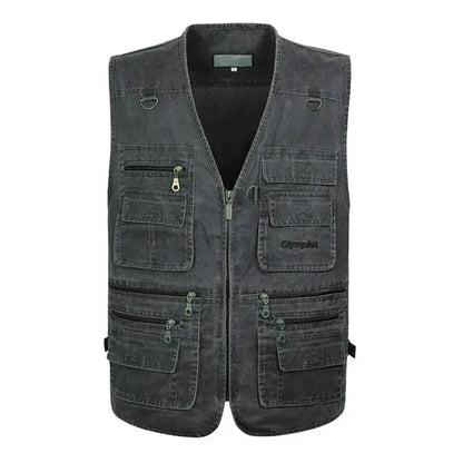 8XL 9XL 10XL New Male Casual Summer Big Size Cotton Sleeveless Vest With Many 16 Pockets Men Multi Pocket Photograph Waistcoat by All Mart Bristol Ltd