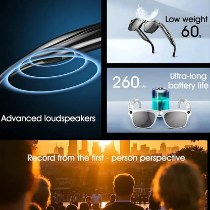 2026 4K HD Color Changing AI Smart Glasses Chat GPT 100MP Camera Bluetooth Call Voice Assistant Control Smart Glasses 2026 New by All Mart Bristol Ltd