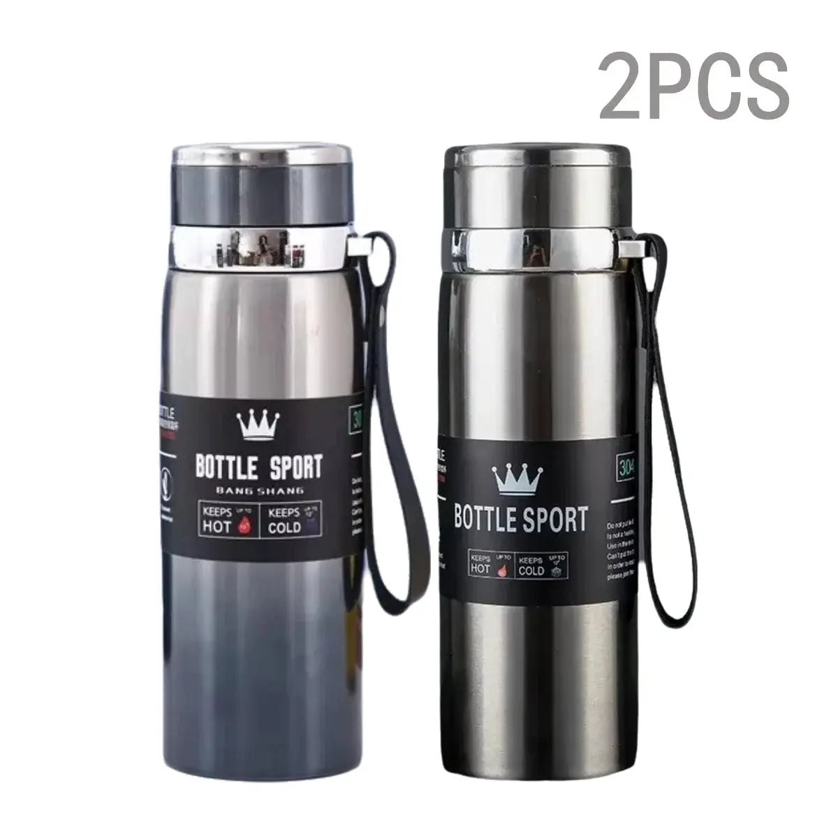 1000ml Thermal Water Bottle Thermos Vacuum Flask Double Stainless Steel Coffee Tea Insulated Cup Leakage-proof for Office by All Mart Bristol Ltd