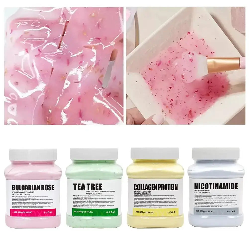 Jelly Mask for Facial Professional Rose Smooth Face Mask Skin Care, Hydrated Nourished Hydro Jelly Mask Powder,Gel Peel Off MasK by All Mart Bristol Ltd