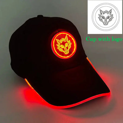 Wholesale Baseball Caps Night Glow Light Cap Boys Girls Fashion Headwear Costumes Accessory Caps Hats by All Mart Bristol Ltd