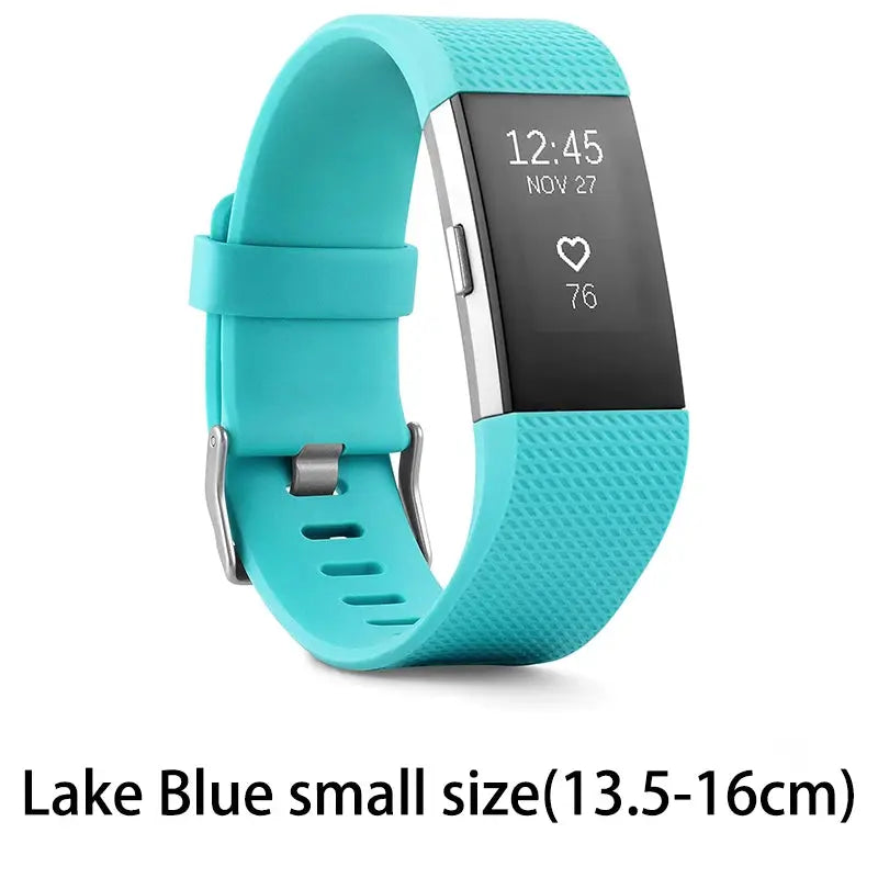 Fitbit Charge 2 smart wristband heart rate monitoring exercise pedometer fitness sleep call notification GPS IOS Android by All Mart Bristol Ltd