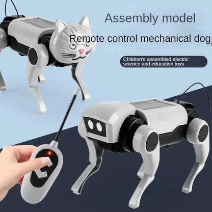 Rc Robot Children's Remote Control Mechanical Dog Toy Science Teaching Diy Assembling Model Electric Set Toys for Boys Kids Gift by All Mart Bristol Ltd