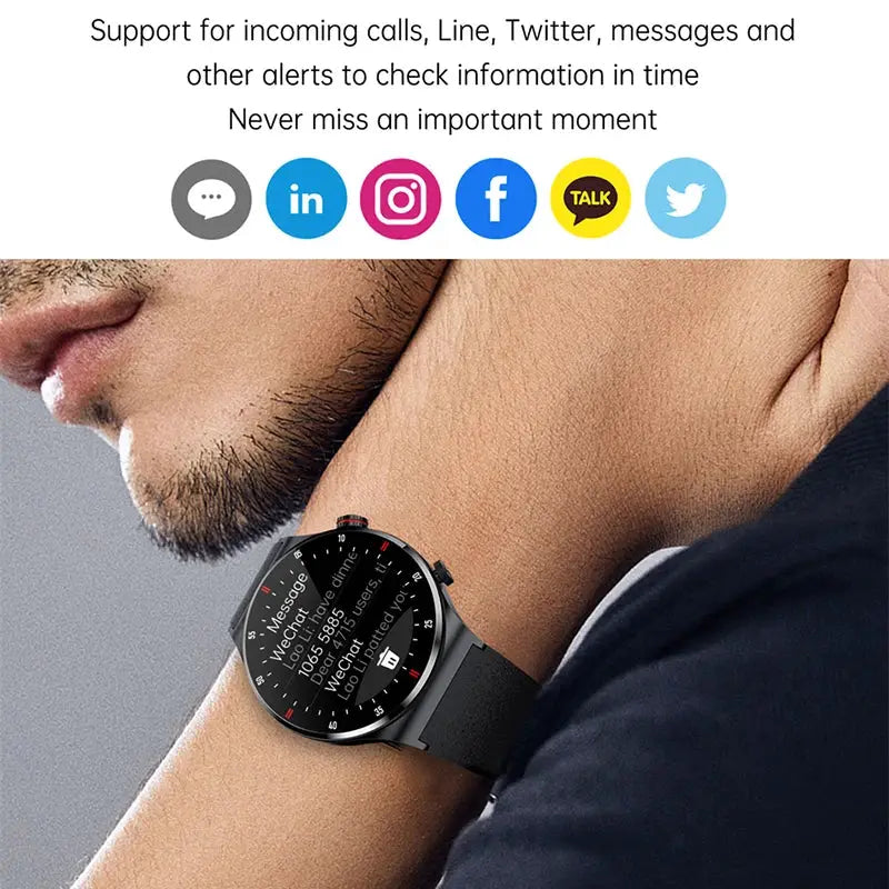 2023 New Bluetooth Call Smart watch Men Full touch Screen Sports fitness watch Bluetooth is Suitable For Android ios Smart watch by All Mart Bristol Ltd