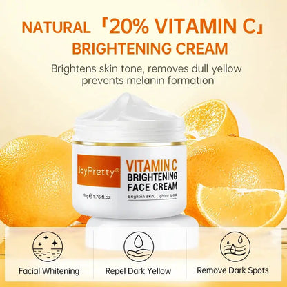 Vitamin C for Face Whitening Set Dark Spots Removal Cream Skincare Kits Eye Lightening Moisturizing Facial Serum Skin Care by All Mart Bristol Ltd