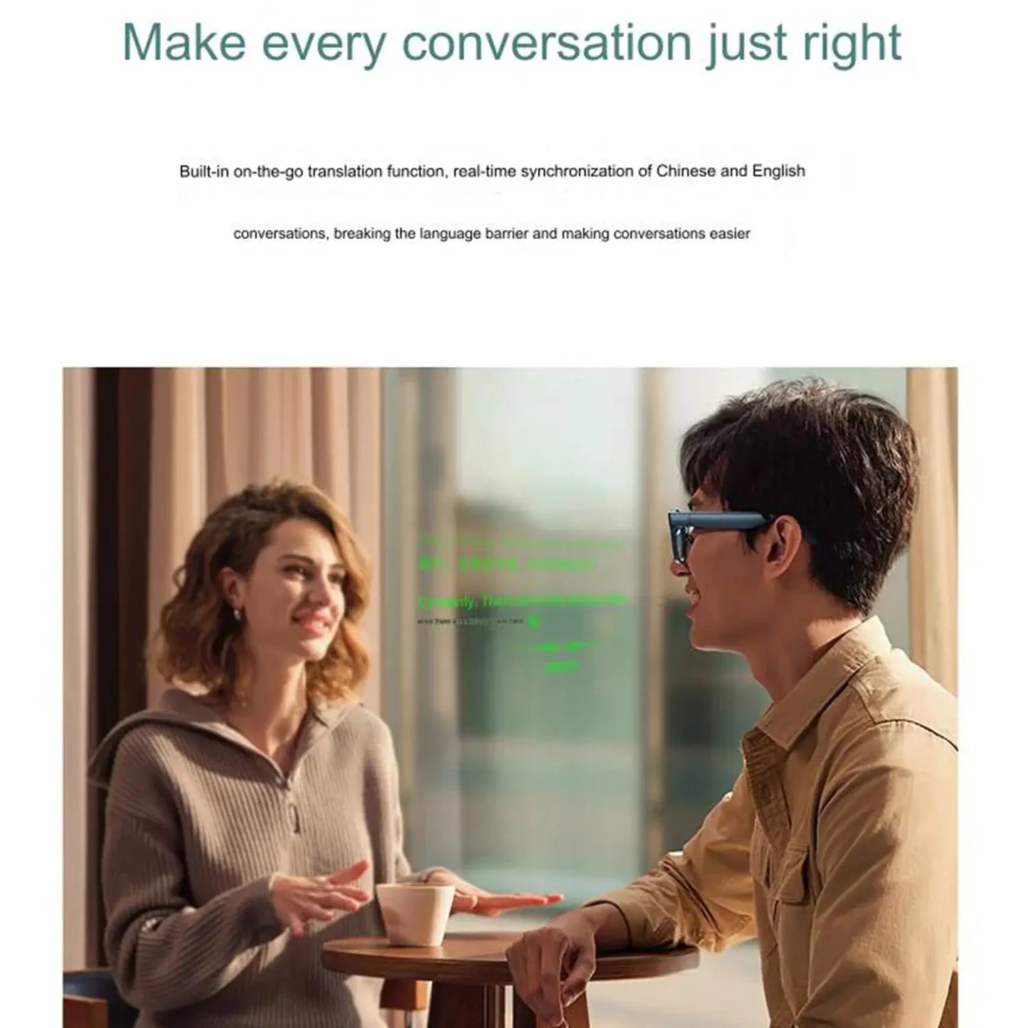Meizu MYVU AR Smart Glasses 6 Translation AI Assistant Navigation Cycling Support Applewatch For Huawei Xiaomi Android 43g Light by All Mart Bristol Ltd