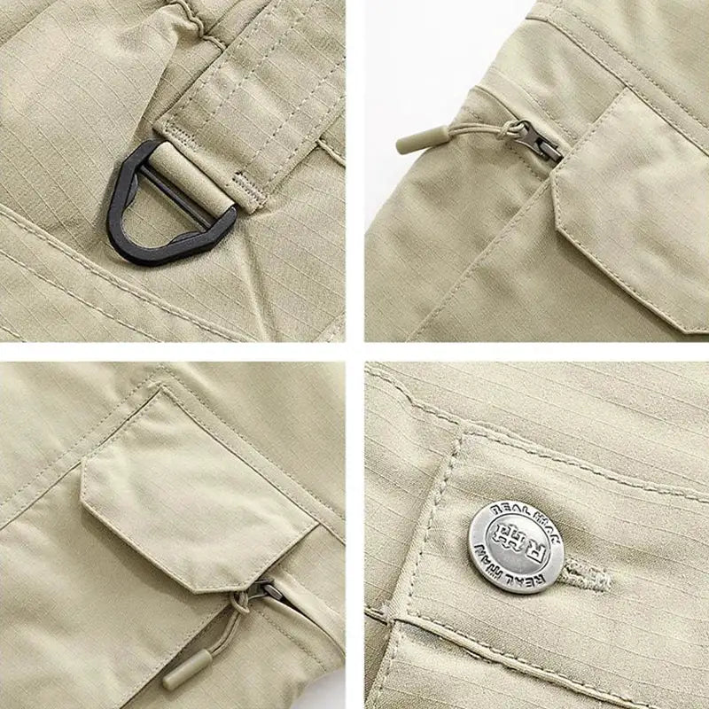 Summer Men Outdoor Cargo Shorts Mens Jogger Sports Casual Shorts Male Multi Pockets Safari Shorts Mens Beach Bermuda Short Pants by All Mart Bristol Ltd
