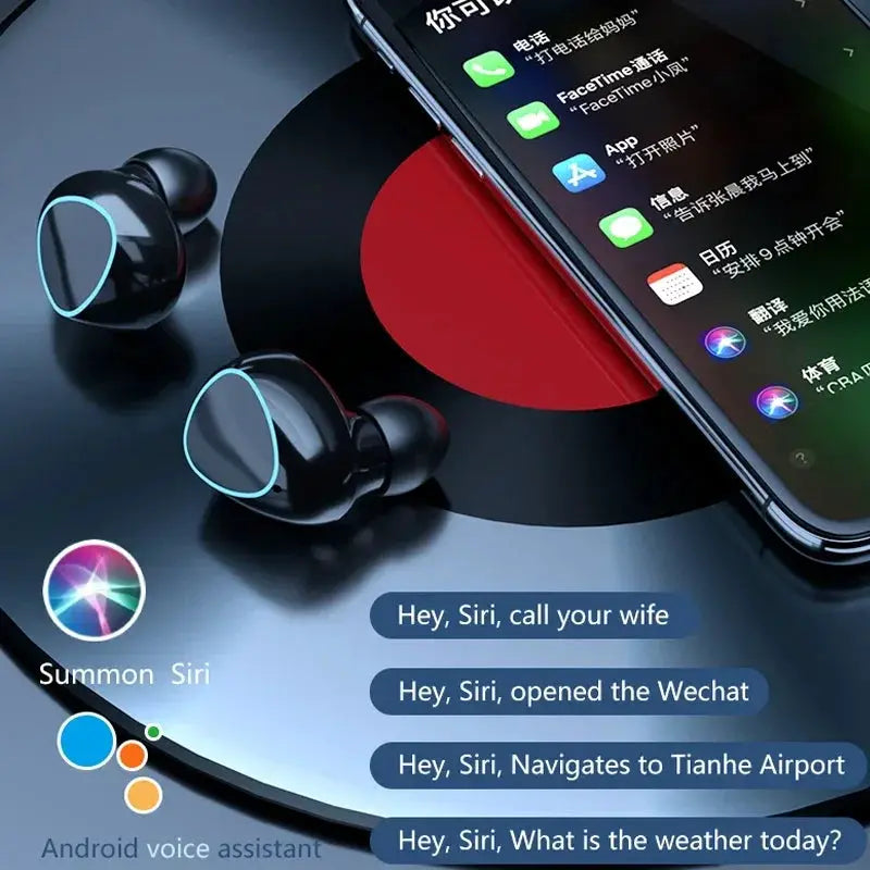 M10 TWS Wireless Headphones fone Bluetooth-compatible Earphones In-Ear Headset Sports Stereo Noise Canceling Earbuds for Xiaomi by All Mart Bristol Ltd
