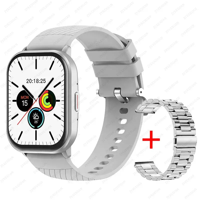 2026 New Lady fashion Smart Watch Men Women Heart Rate Blood Pressure Fitness Tracker Bluetooth Call Smartwatch Man For Android by All Mart Bristol Ltd