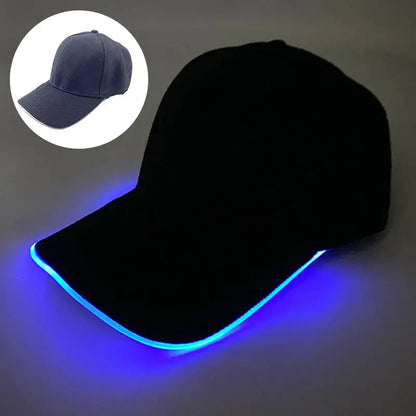 Wholesale Baseball Caps Night Glow Light Cap Boys Girls Fashion Headwear Costumes Accessory Caps Hats by All Mart Bristol Ltd