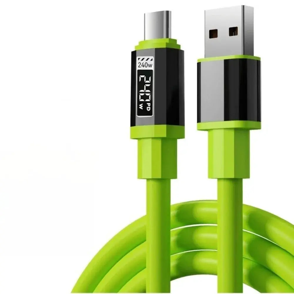 240W USB Type C Fast Charge Cable USB To USB-C Data Cable Type C Super Fast Charging Date Wire For iPhone Samsung Huawei Xiaomi by All Mart Bristol Ltd
