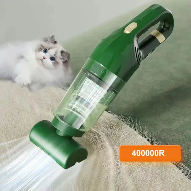 Super 400000R Portable Wireless Household Vacuum Cleaner Pet Hair Cleaning Remover Car Home Vacuum Cat Dogs Cleaning Tools by All Mart Bristol Ltd